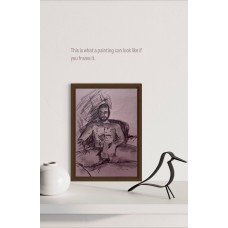 Nude male, portrait , original art by Ukrainian artist Marina Stognieva